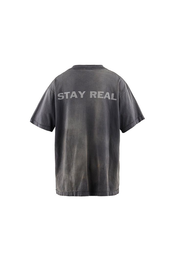 PTP_SS TEE/STAY REAL/BLK