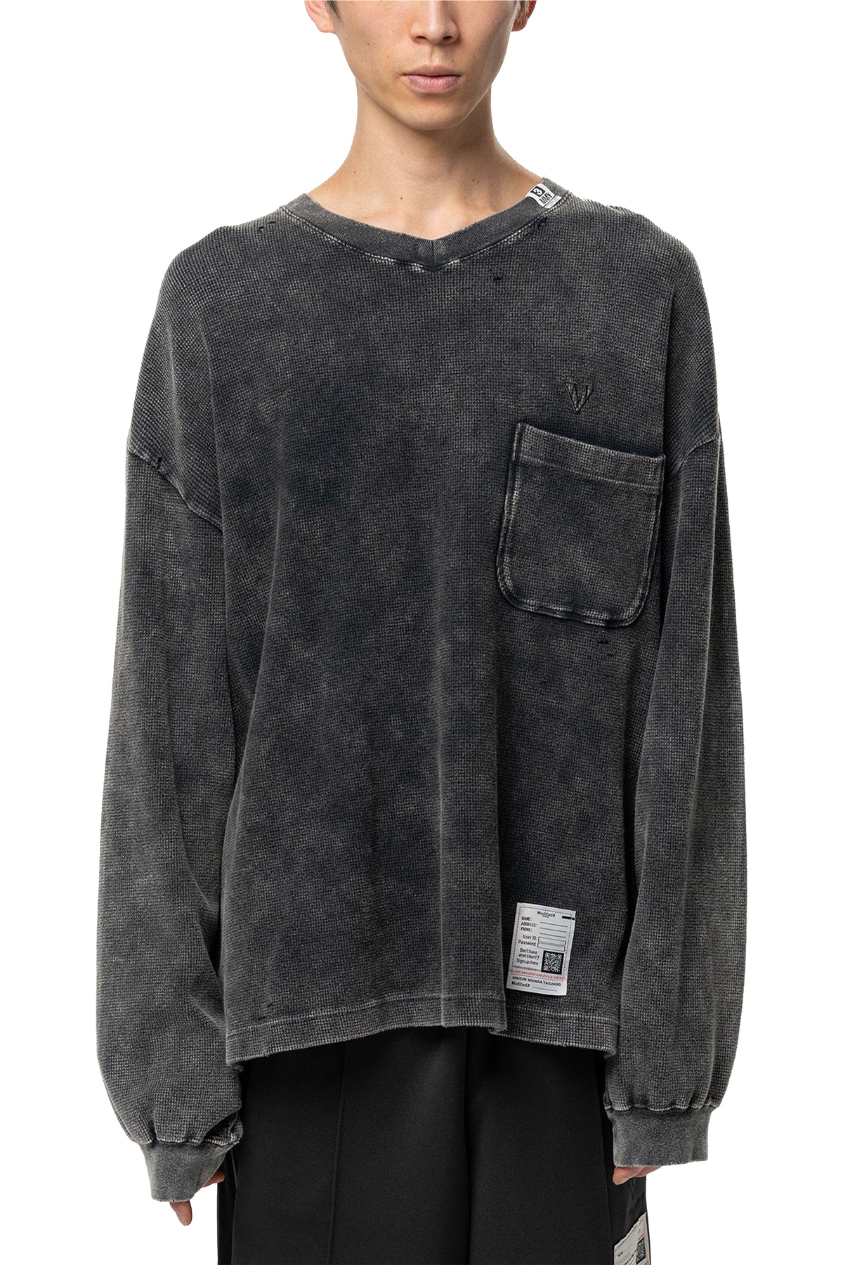 BLEACHED LONG SLEEVE