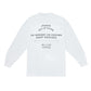 ALL LOVE ALWAYS DROP SHOULDER L/S TEE