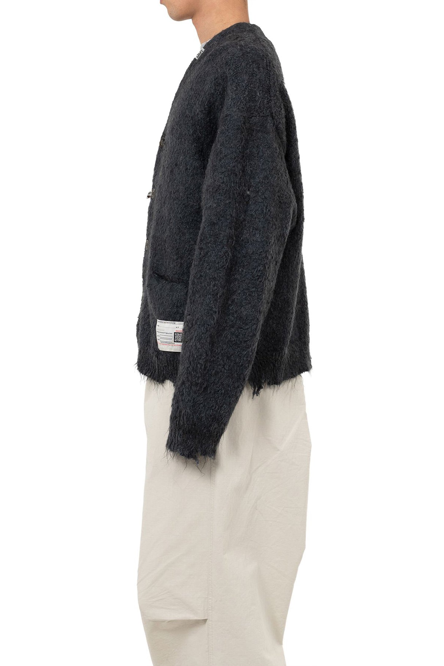 MOHAIR KNIT CARDIGAN