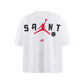 M J SM SS TEE/WHITE