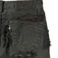 DESTROY LEATHER DENIM PANTS