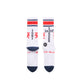 SOCKS/SINNER/WHITE+RED+BLUE