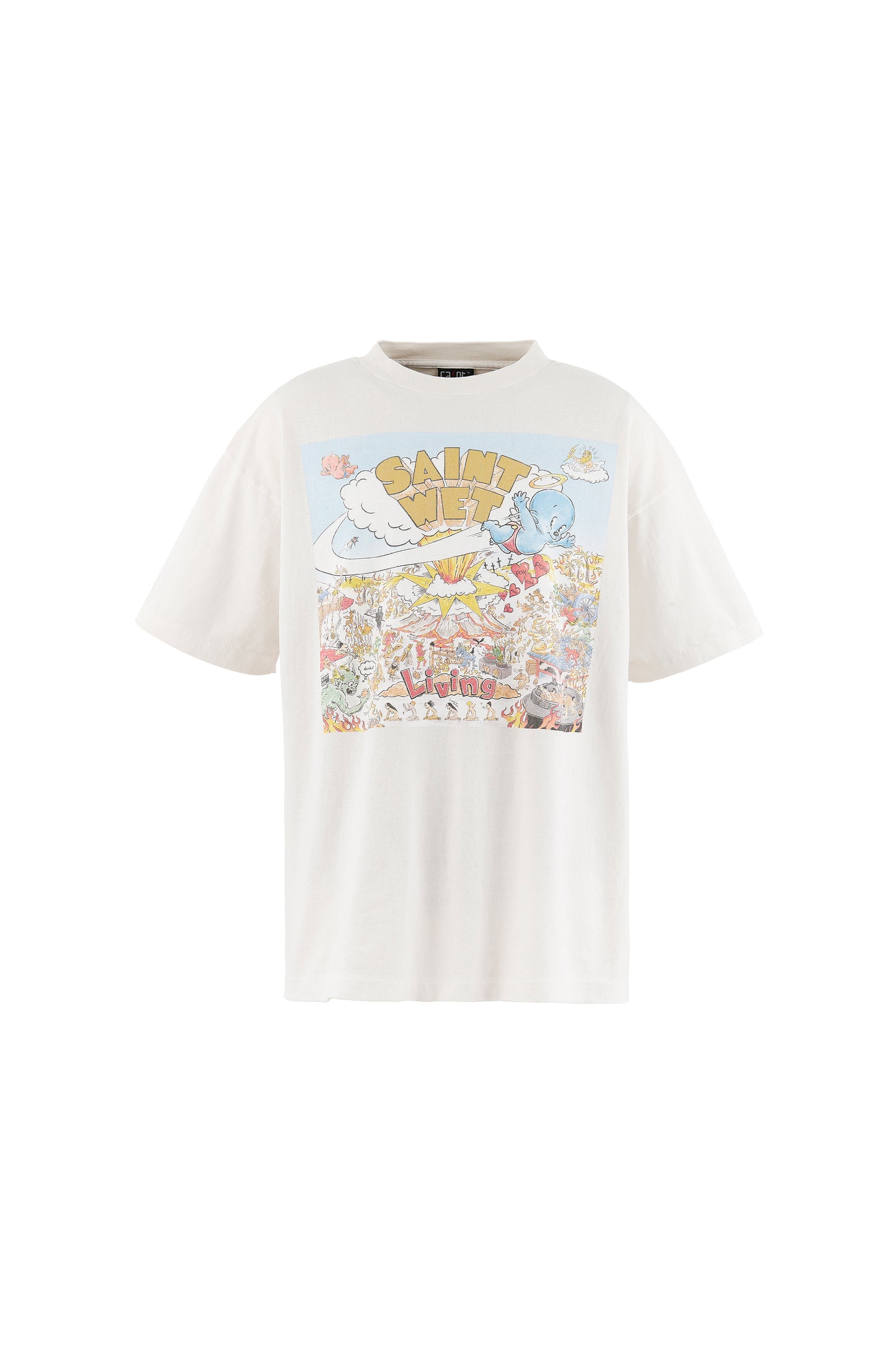SS T-SHIRT/SAINT WET/WHITE