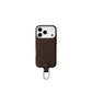 iPhone カラビナレザーケース【17. 16. 15】/ Dark brown