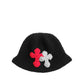 3D cross knit hat