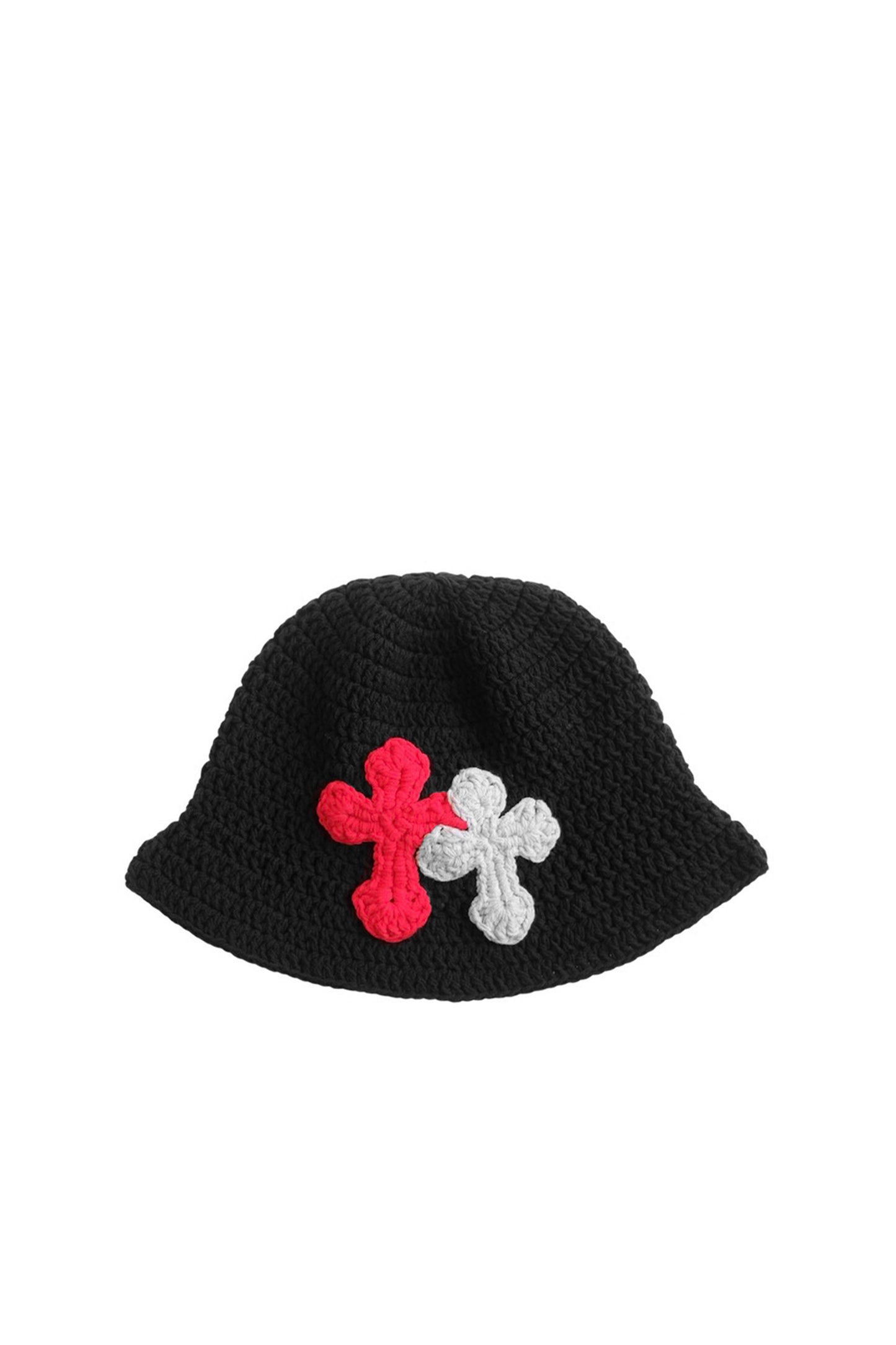 3D cross knit hat