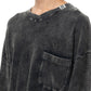 BLEACHED LONG SLEEVE