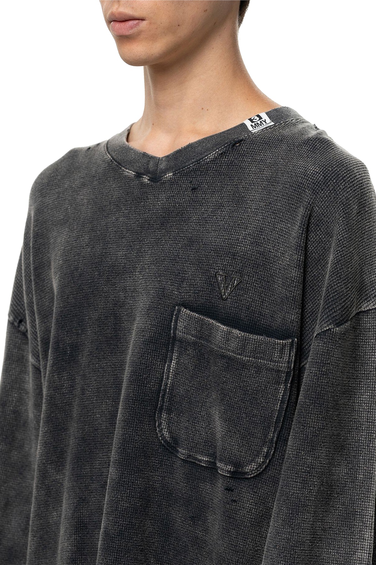 BLEACHED LONG SLEEVE