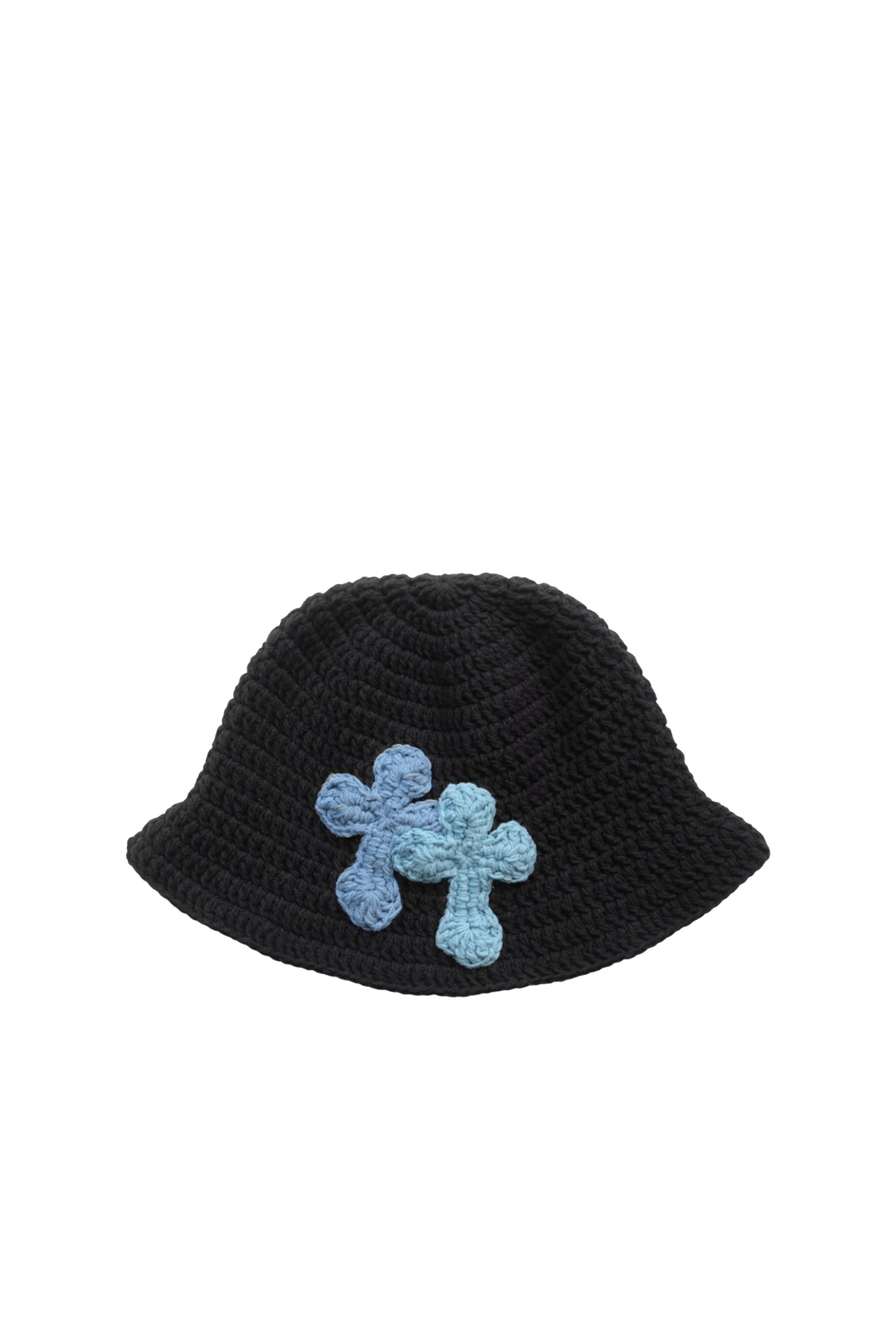 3D cross knit hat