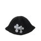 3D cross knit hat