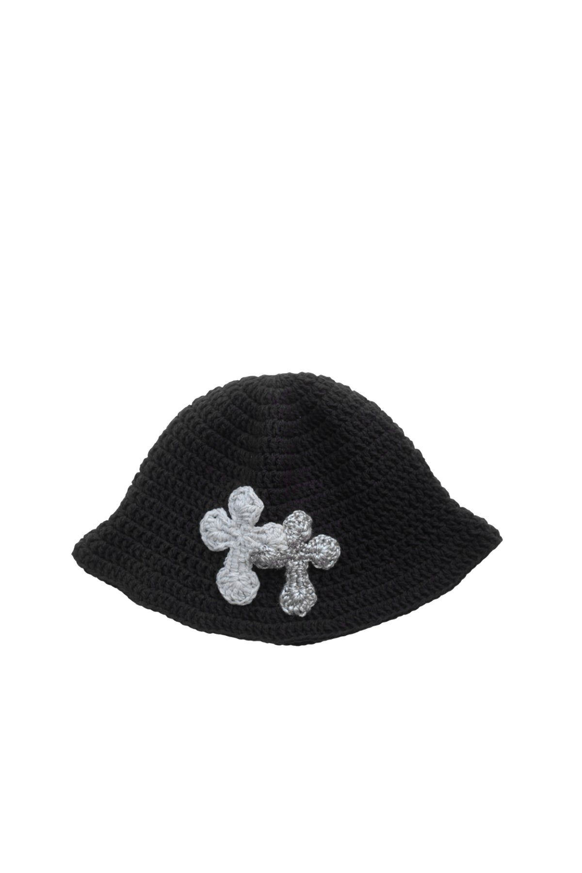 3D cross knit hat