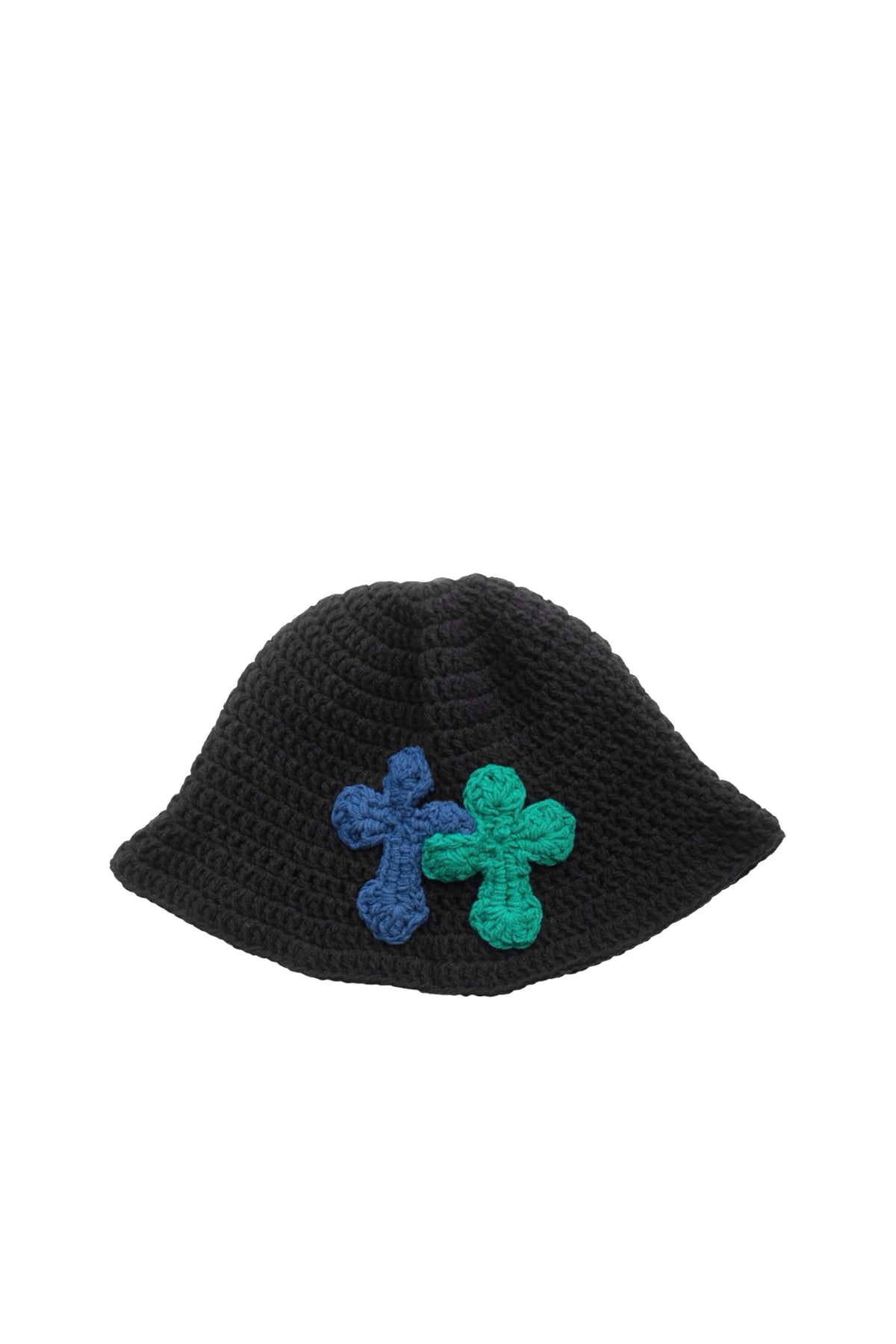 3D cross knit hat