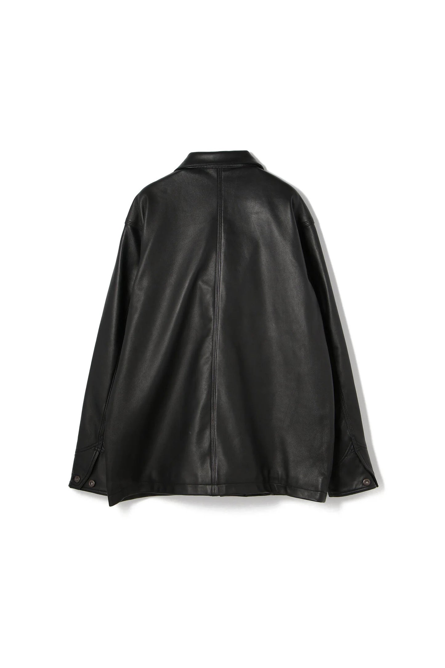 LAMB LEATHER COVERALL JACKET