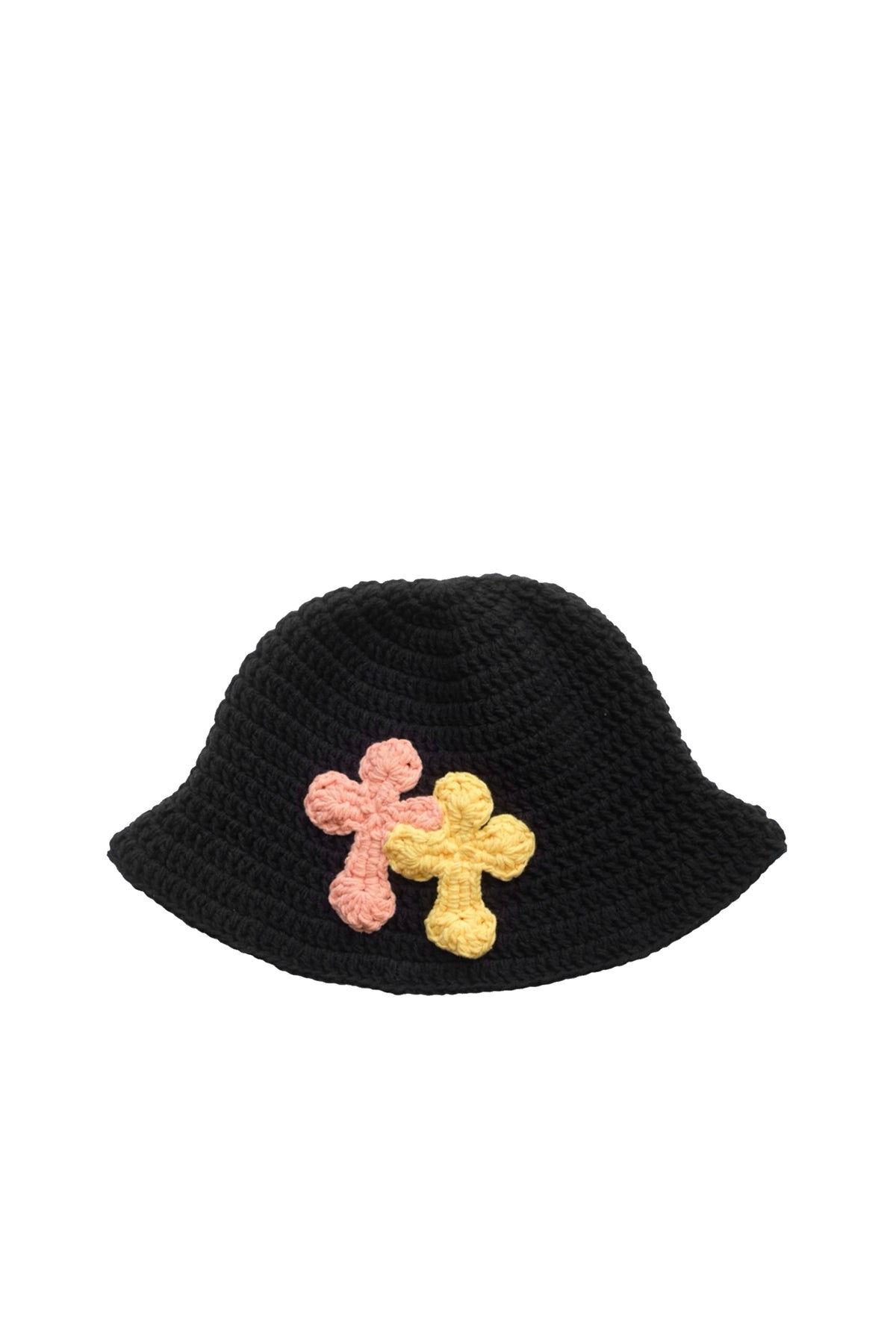 3D cross knit hat