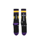 SOCKS/SINNER/BLACK+PURPLE