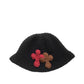3D cross knit hat
