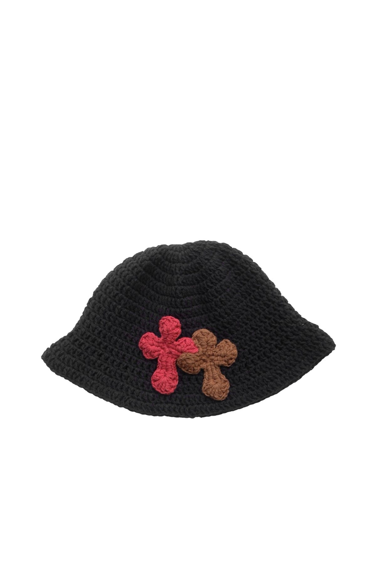 3D cross knit hat