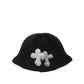 3D cross knit hat
