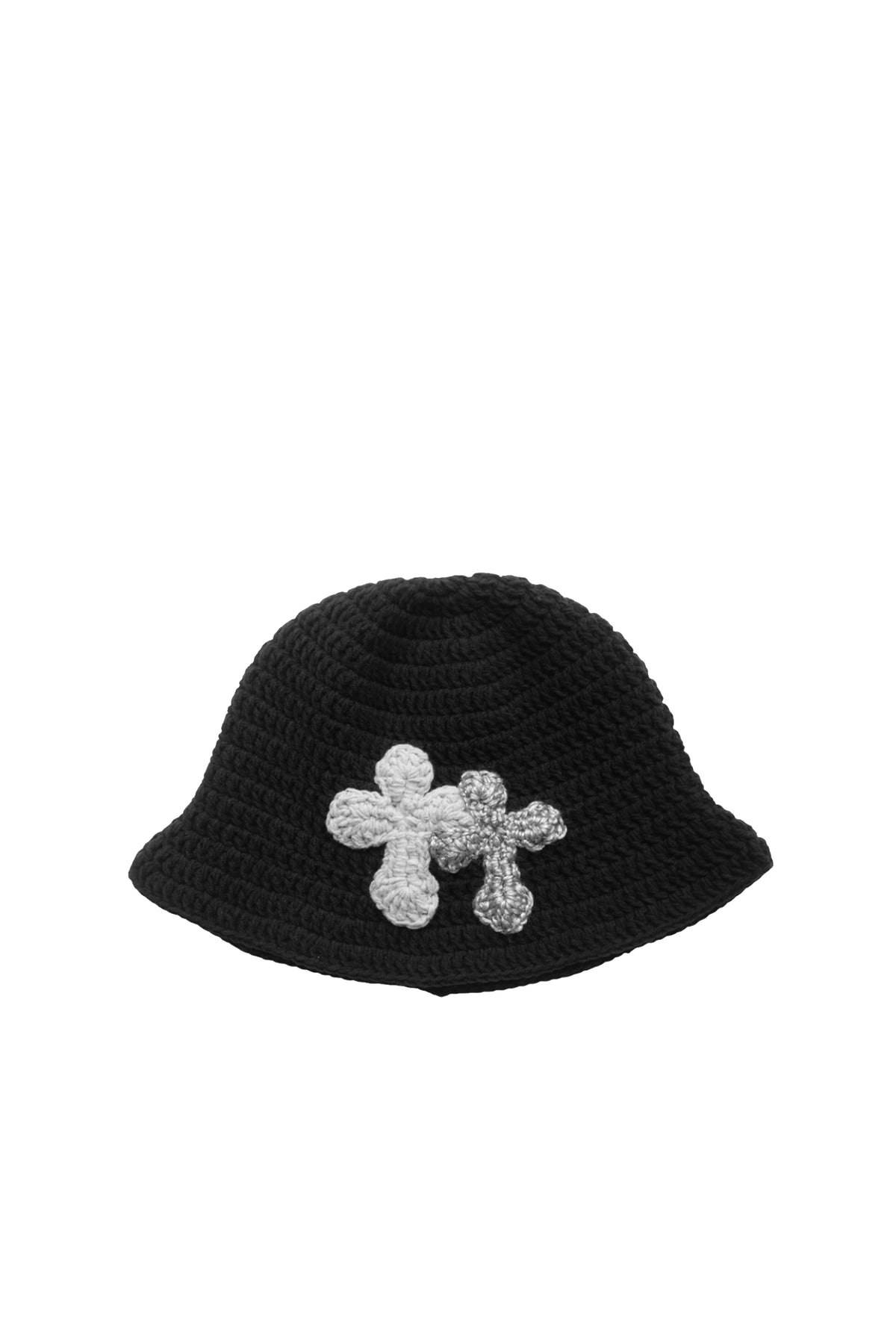 3D cross knit hat