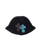 3D cross knit hat