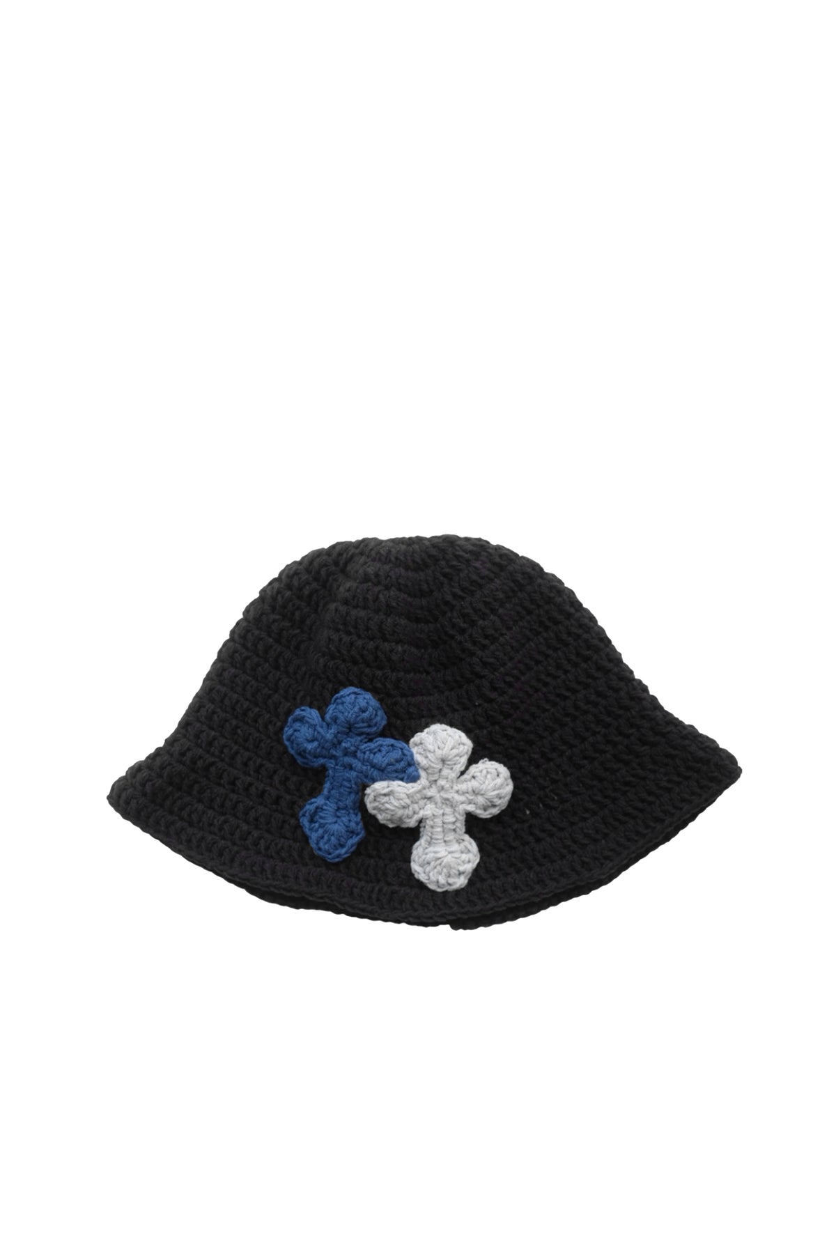 3D cross knit hat