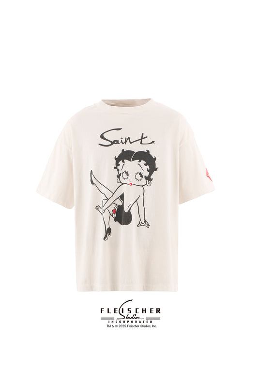 BTY_SS TEE/BETTY/ WHITE