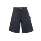 DOUBLE KNEE SHORTS/RIGID/BLU