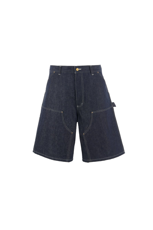 DOUBLE KNEE SHORTS/RIGID/BLU