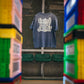 SS T-SHIRT/SAINT SERVICE/NAVY
