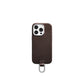 iPhone カラビナレザーケース【17. 16. 15】/ Dark brown
