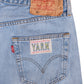 3D cross knit Denim