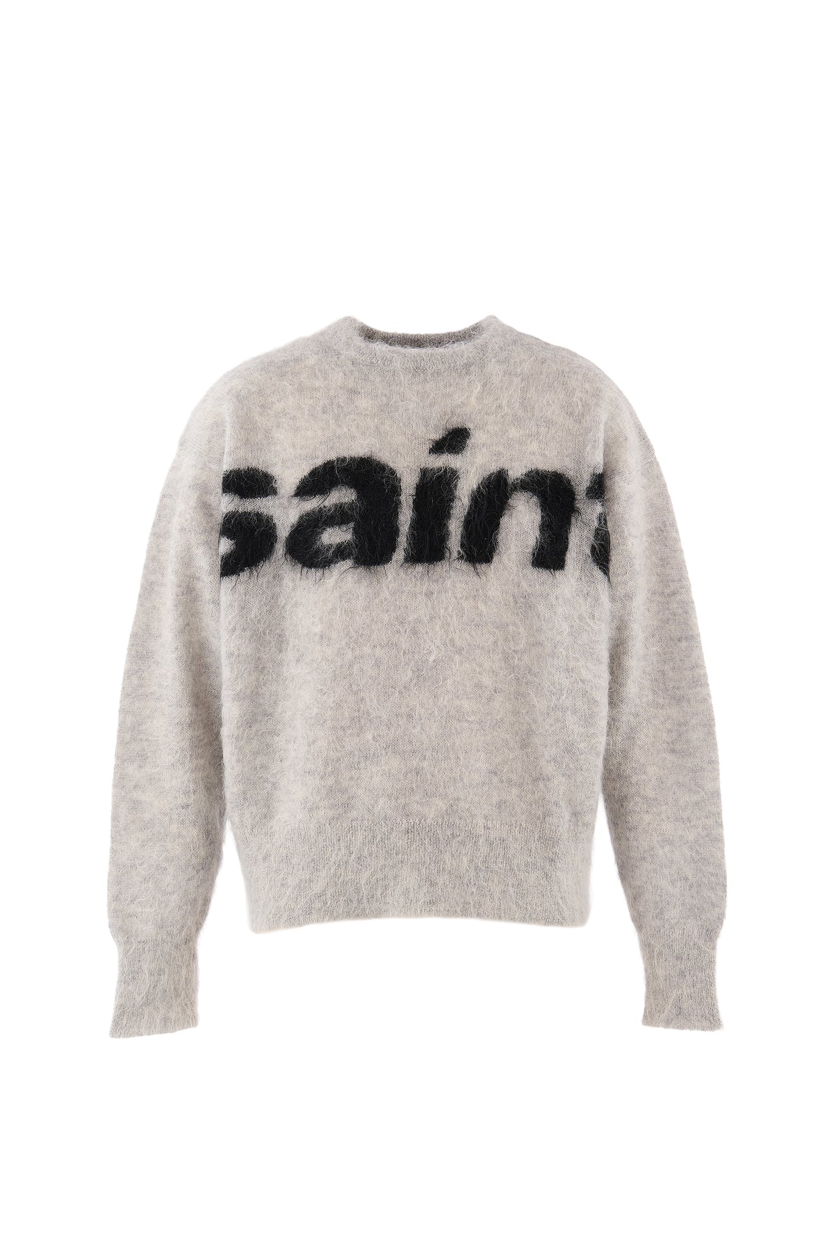 MOHAIR CREW KNIT/SAINT/GRAY