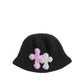 3D cross knit hat