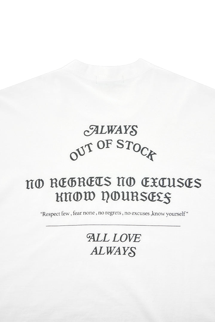 ALL LOVE ALWAYS DROP SHOULDER L/S TEE