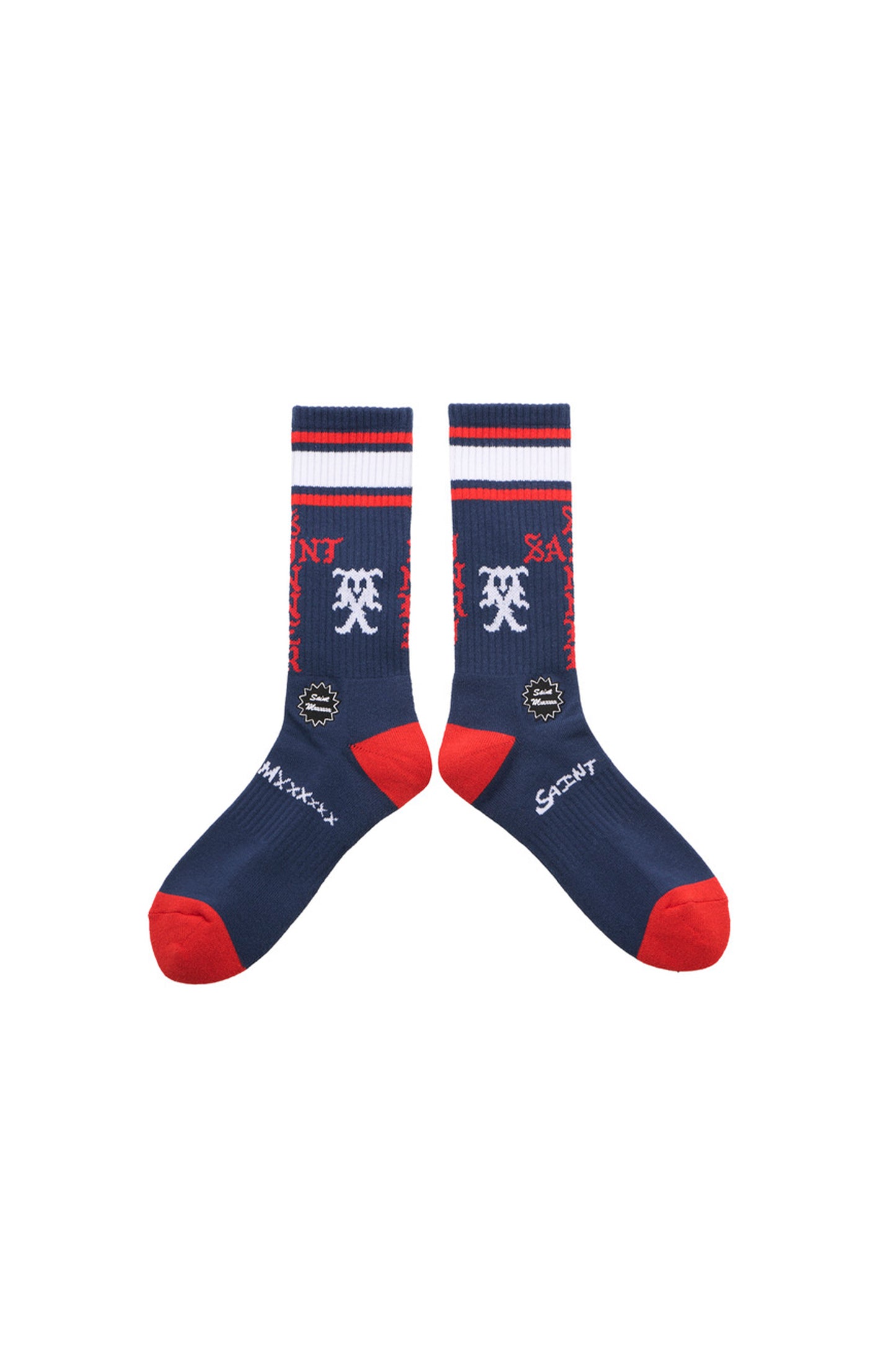 SOCKS/SINNER/BLUE+RED