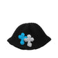 3D cross knit hat