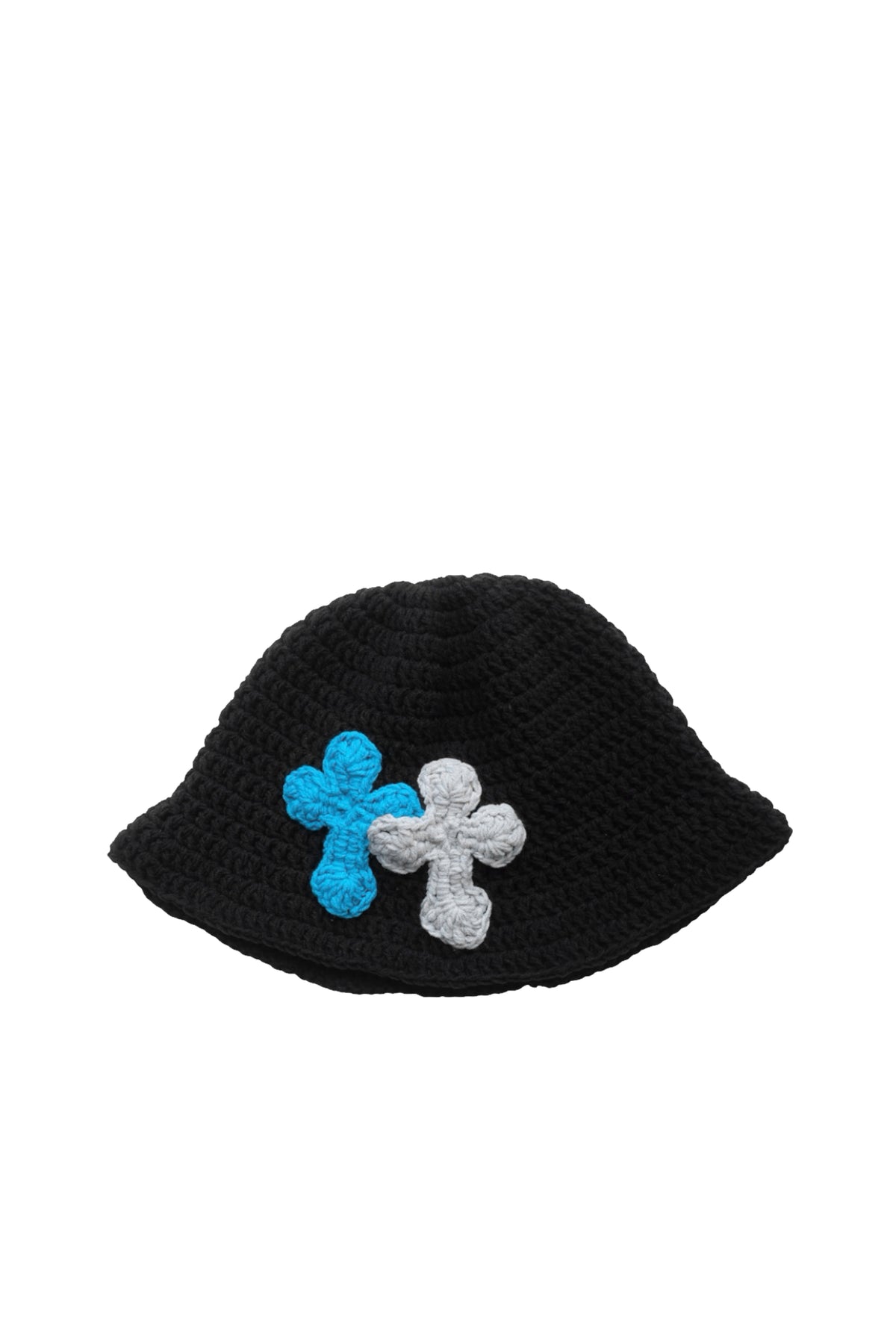 3D cross knit hat