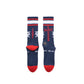 SOCKS/SINNER/BLUE+RED