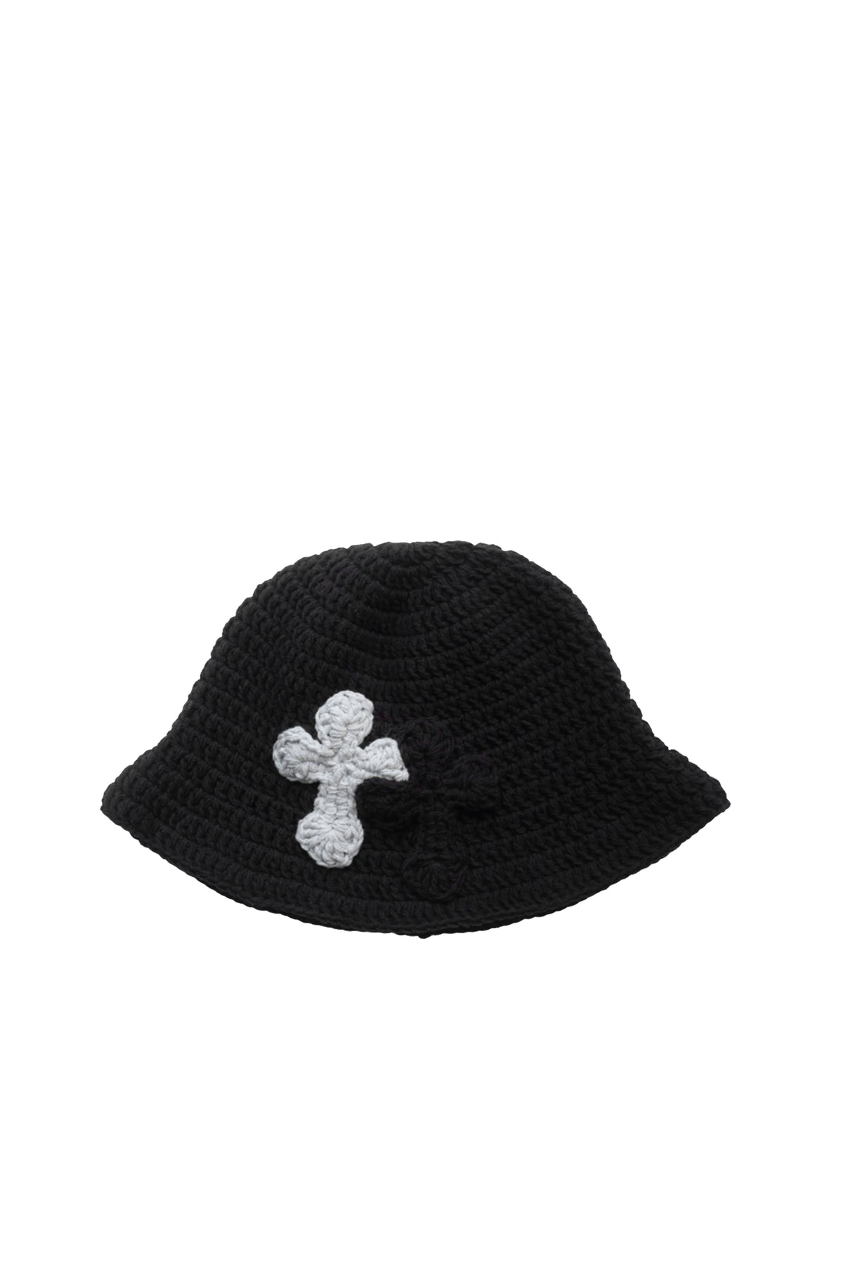 3D cross knit hat