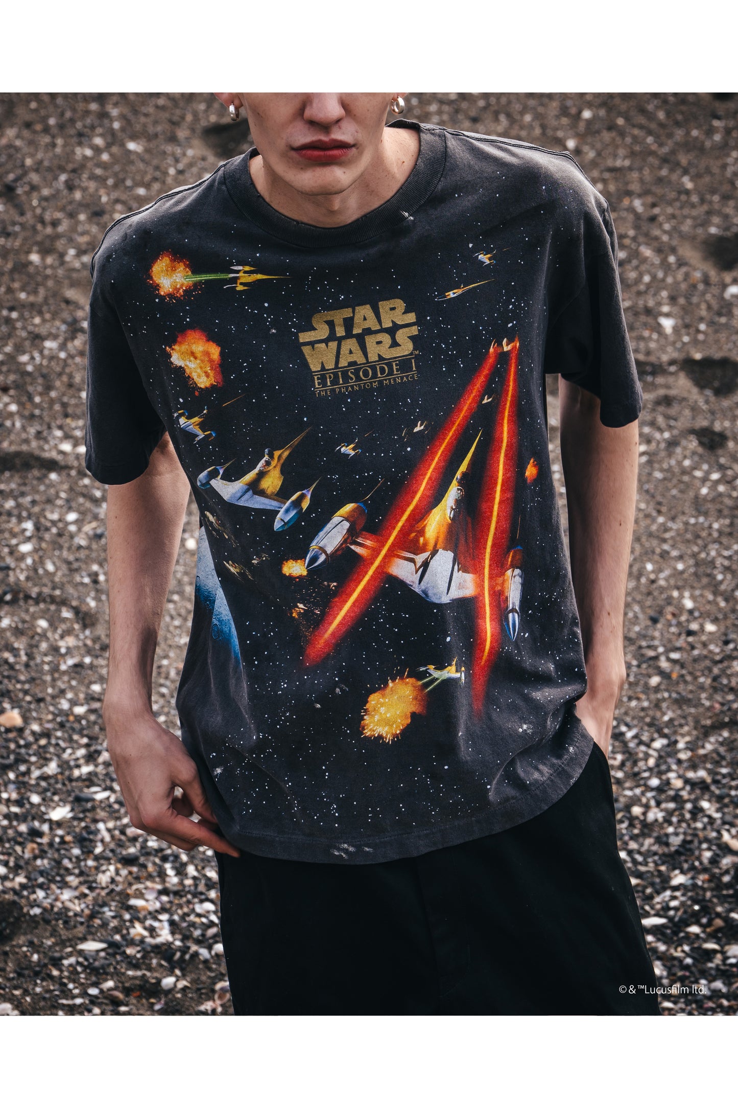 SW_SS TEE / STARWARS/BLACK