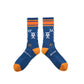 SOCKS/SINNER/BLUE+ORANGE