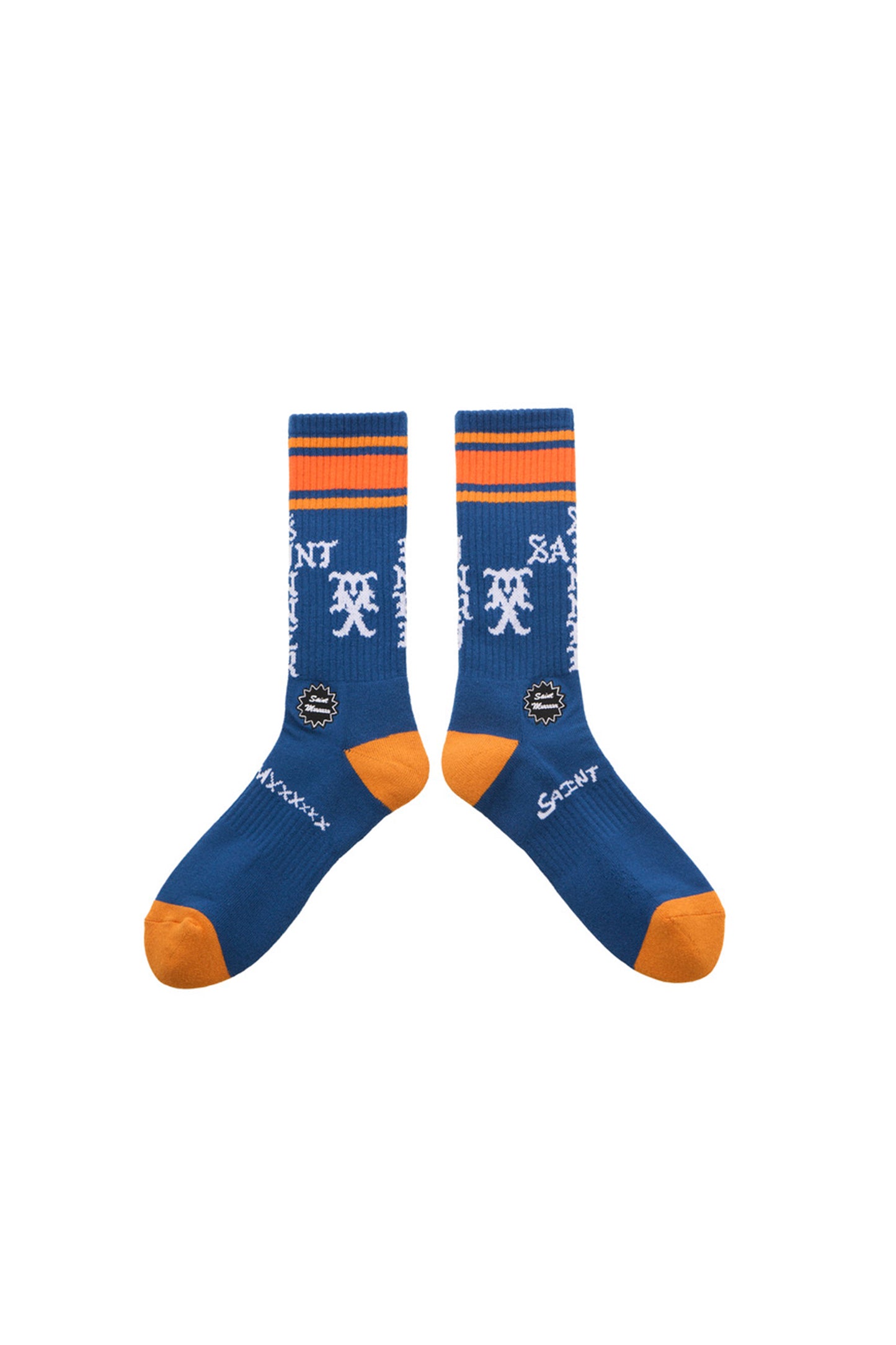 SOCKS/SINNER/BLUE+ORANGE