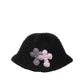 3D cross knit hat