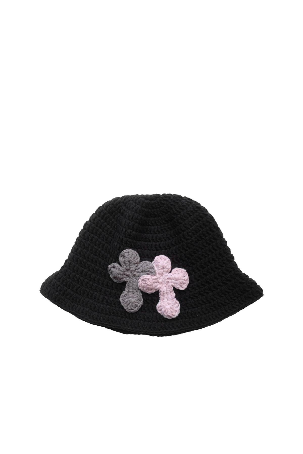 3D cross knit hat