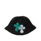 3D cross knit hat