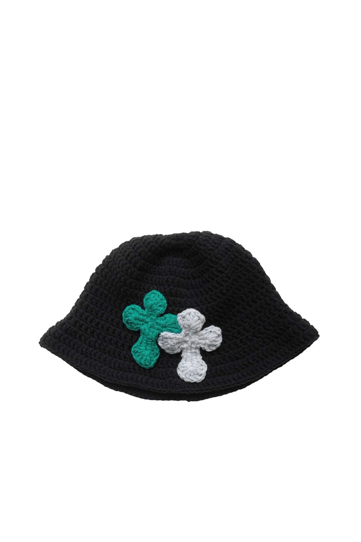 3D cross knit hat