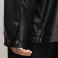 LAMB LEATHER COVERALL JACKET