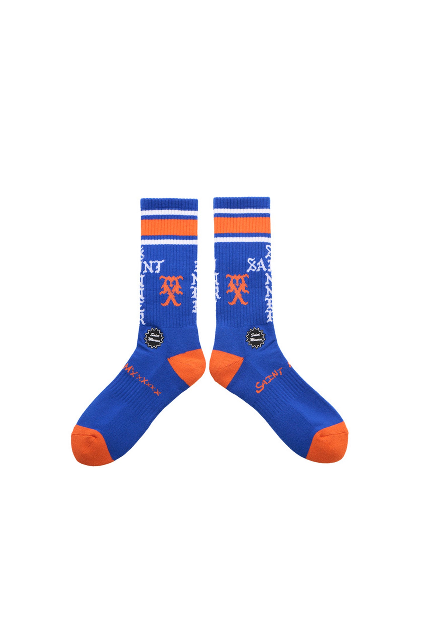 SOCKS/SINNER/BLUE+ORANGE+WHI