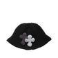 3D cross knit hat